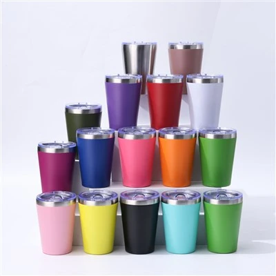 Tassa de llet d'acer inoxidable de 8 oz i 12 oz
